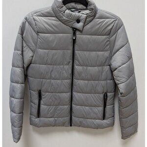 Marc New York Performance Grey Zip-Up Puffer Jacket